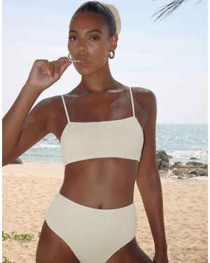 Moda Minx Scrunch Tank Top - Brown