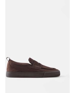 Pull&Bear Casual Strap Trainers - Brown