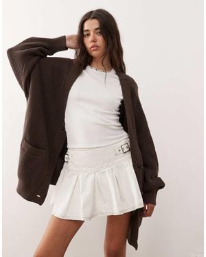 Monki Oversized Cardigan - Brown