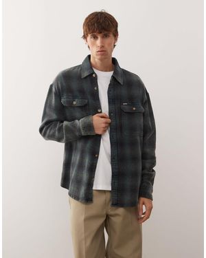 Deus Ex Machina – too busy – langärmliges flanellhemd - Blau