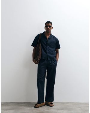New Look – kastiges hemd - Blau