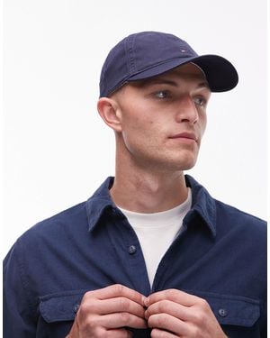 Tommy Hilfiger – e kappe mit flaggenlogo - Blau