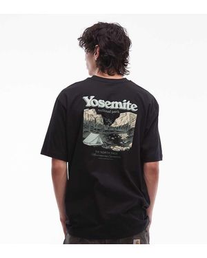 The North Face Yosemite Postcard Backprint Oversized T-Shirt - White