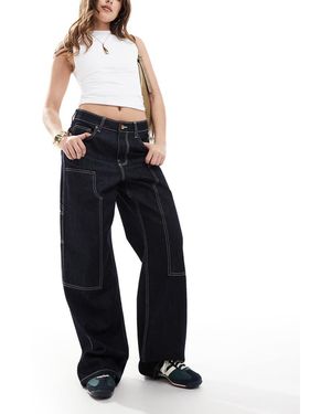 French Connection Denver Relaxed Carpenter Jeans - Blue