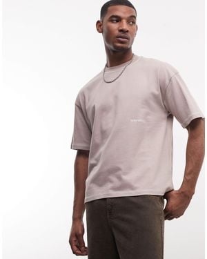 Faded Store – t-shirt - Braun