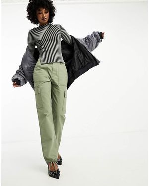 ASOS Pantaloni Cargo Color Oliva Con Etichetta - Verde