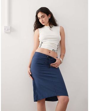 Gramicci Nylon Packable Midi Skirt - Blue
