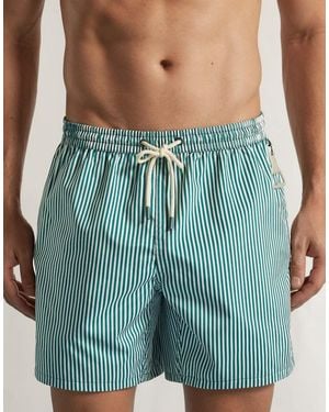 Intimissimi Reversible Stripes Swim Shorts - Blue