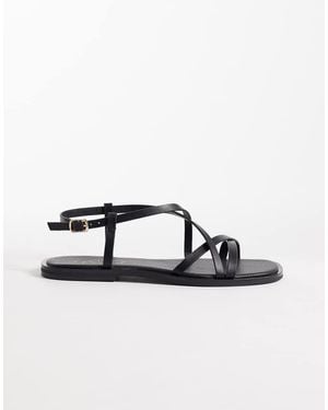 New Look Multistrap Flat Sandal - Black