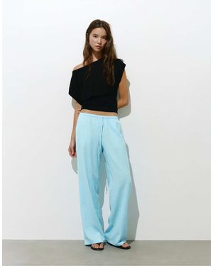 Pull&Bear – rustikale jogginghose - Blau