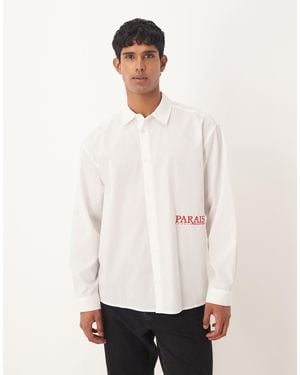 ASOS – oversize-hemd - Weiß