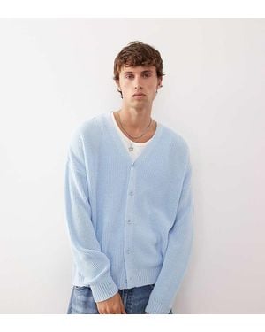 Collusion Boxy Cardigan - Blue