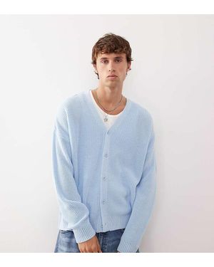 Collusion Cardigan Squadrato - Blu