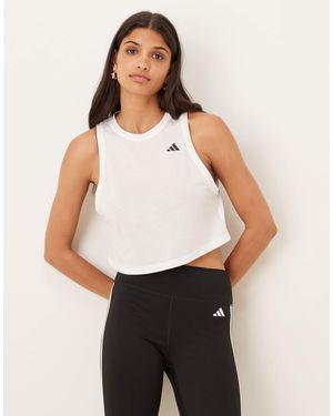 adidas Originals Adidas Training Essentials Boxy Vest - White