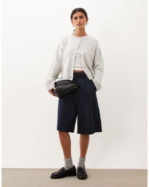 Threadbare Tailored Bermuda Shorts - Blue