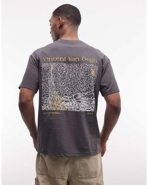 Sixth June The Starry Night Printed T-shirt - Grey