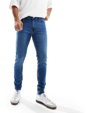 Don't Think Twice Dtt Stretch Skinny Fit Jeans - Blue