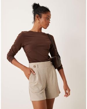 Jdy Jersey Short Co-ord - White