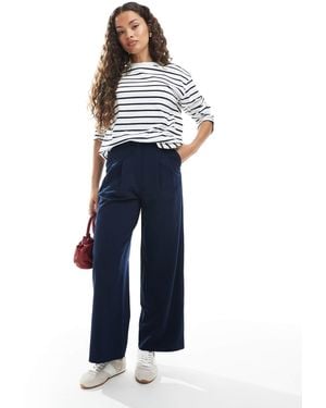 Miss Selfridge Tailored Wide Leg Trouser - Blue