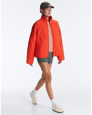 Oysho Waterrepellent Fellex Aerogel Padded Jacket - Red
