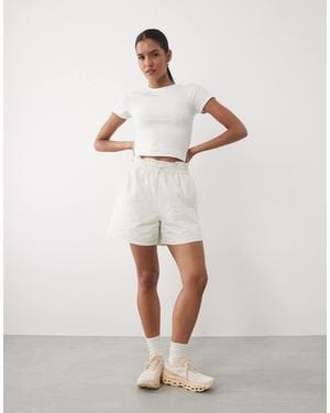 Sweaty Betty Seersucker-shorts mit struktur - Natur