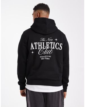 JJ Rebel Back Graphic Hoodie - Black