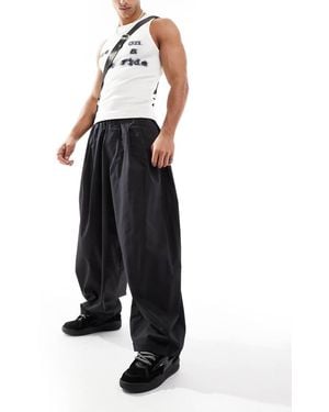 Collusion Balloon Leg Trouser - Black