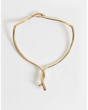Mango Twist Necklace - White