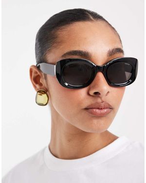 Levi's Sunglasses Levi's Rectangular Sunglasses With Lenses - Black