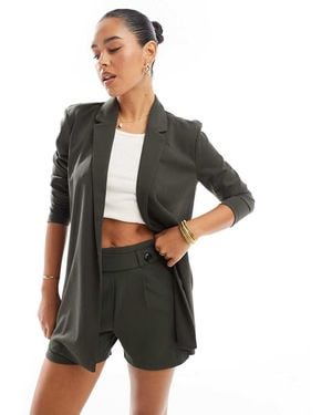 Jdy Blazer Comodo Verde Scuro - Nero