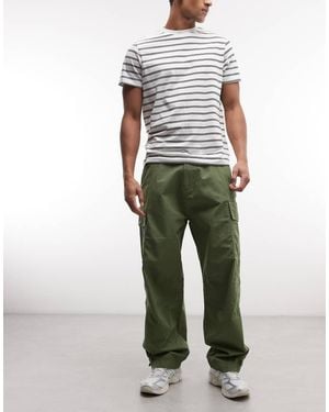 Alpha Industries Cargo Trousers With Adjustable Leg toggles - Natural