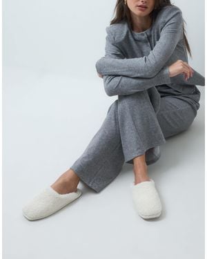 ASOS Zaria Closed Toe Slippers - Blue