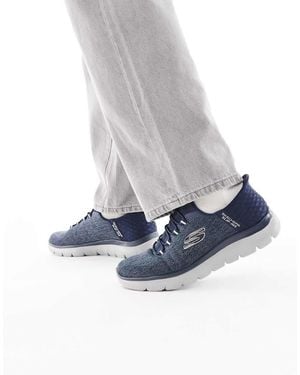 Skechers Summits Key Pace Shoe - Blue