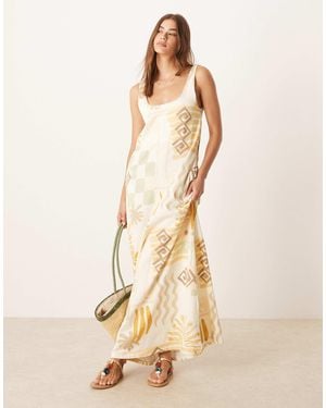 ASOS – maxikleid - Natur