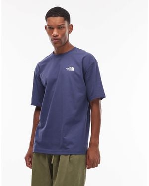 The North Face – expedition – oversize-t-shirt - Blau