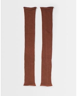 ASOS Jambières montantes au-dessus du genou beige - Marron