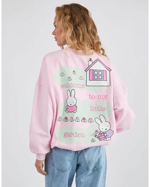 Skinnydip London Miffy Little Garden Sweatshirt - White