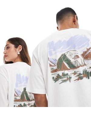 The North Face Dome Tent Backprint Oversized T-Shirt - White
