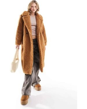 UGG Gertrude Teddy Coat - Brown
