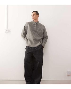 Collusion Knitted Jumper - Grey