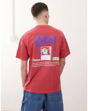 Obey – t-shirt - Rot