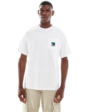 The North Face Mountain Chest Pocket Logo T-shirt - White