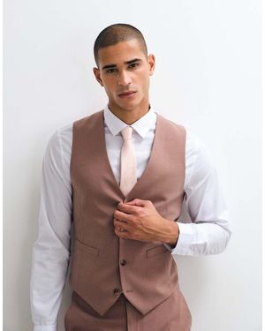 ASOS Skinny Gilet - Bruin