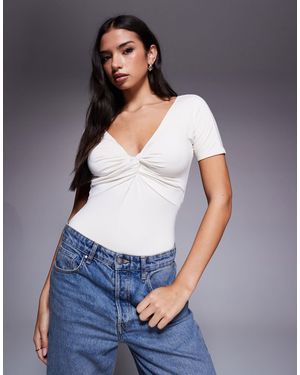 GOOD AMERICAN – jersey-body - Grau