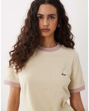 BOSS Script Logo T-shirt - Brown