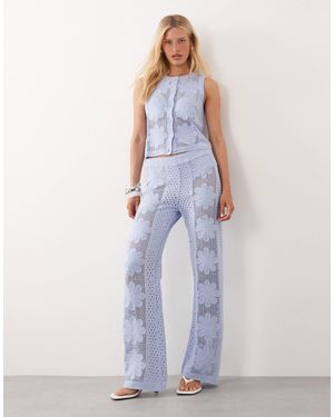 Mango – daisy – strickhose - Blau