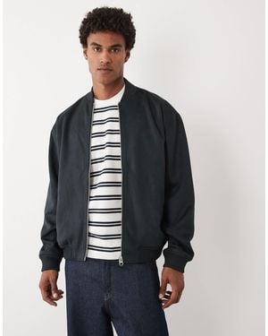 ASOS Faux Suede Oversized Jacket - Grey