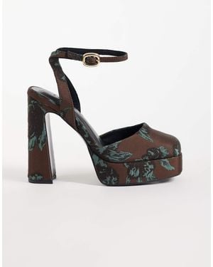 ASOS High-heel-schuhe mit plateau und spitzer form - Schwarz