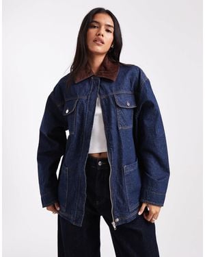 ASOS Denim Barn Jacket - Blue