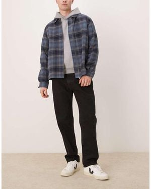 Abercrombie & Fitch Vaqueros Negros Sueltos Athletic De - Azul